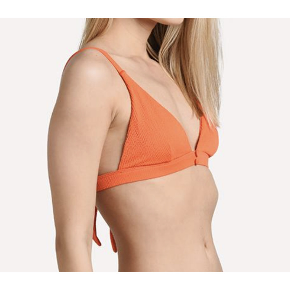 RED CARTER CARLY Persimmon Triangle Bikini Top Large NWT